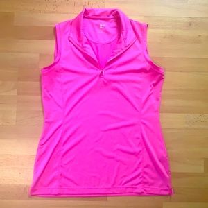 EP Pro Sleeveless white golf top